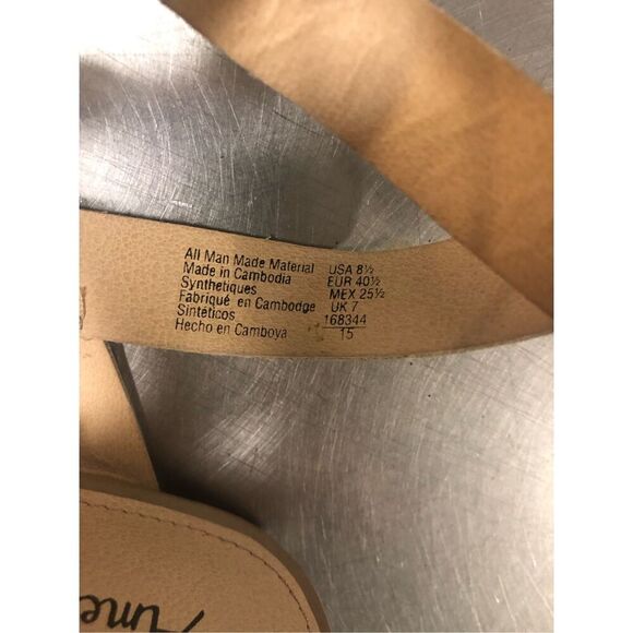 American Eagle Women’s Tan Open Toe Strappy Heels with Buckle Size 8.5 NWT - Picture 6 of 10